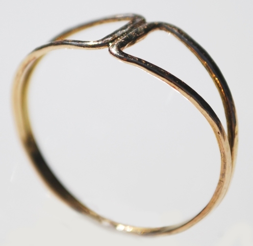 open triangles ring re-F